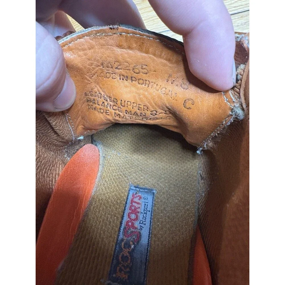 Vintage 1985 Rockport RocSports Gore-Tex Chukka Boots Men's 8 M Vibram Sole